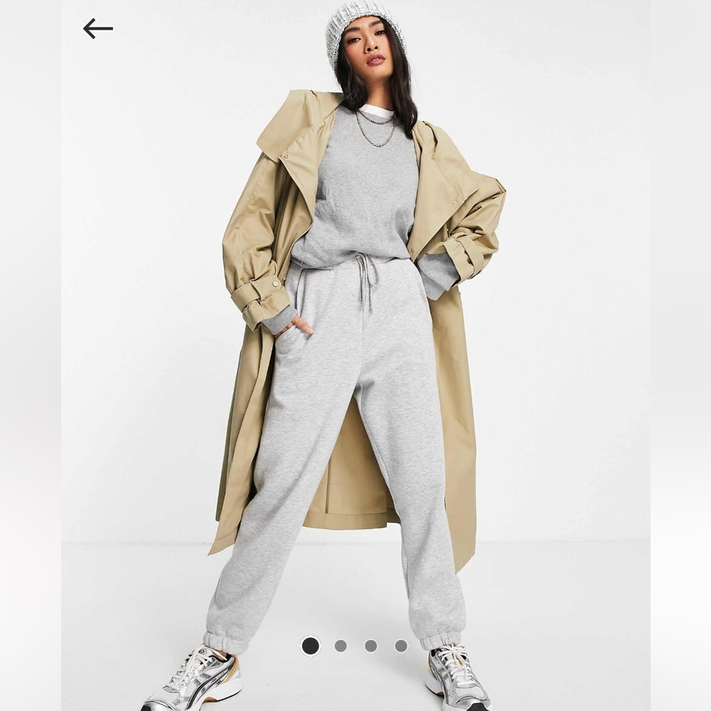 Mango oversized trench coat with hood in beige - Picture 2 of 7